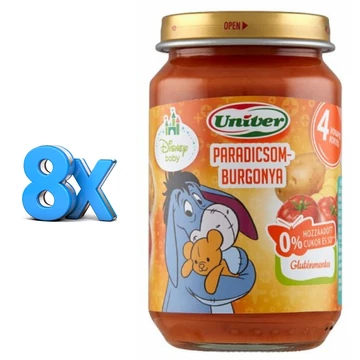 8X UNIVER BEBI 4.HO 163.GR PARADICSOM-BURGONYA