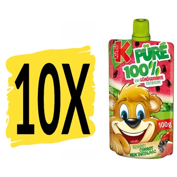 10x KUBU PÜRÉ 100.GR 100% GÖRÖGDINNYE