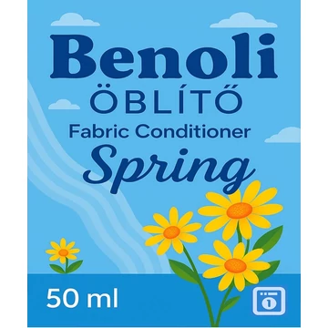 Benoli Öblítő Spring 50 ml, 1 doboz 100 db, 70 Ft/darab, Egy mosásos öblítő