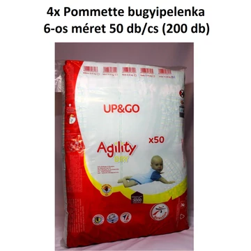 4x Pommette Bugyipelenka 6-os 16 kg+  50 db/cs (200 db)