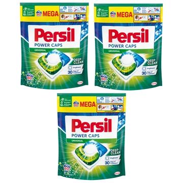 3x Persil Power Caps Universal Mosókapszula 60 db  (Bármelyik más akciós kapszulával variálható, kérem üzenetben jelezze)