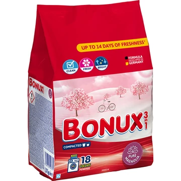 Bonux Magnolia Mosópor 3in1 1,17 kg 18 mosás