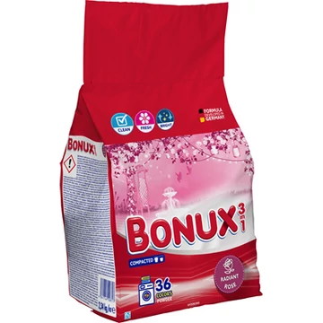 Bonux Radiant Rose Mosópor 3in1 2,34 kg 36 mosás