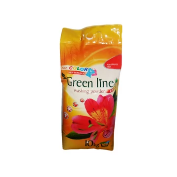 Green line color mosópor 10kg 125mosás - színes ruhákhoz 