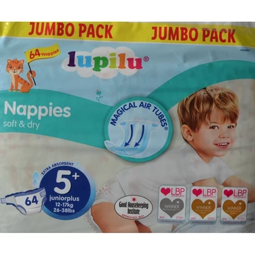 Lupilu Nadrágpelenka 5+-os  12-17 kg  64 db/cs