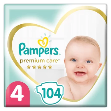 Pampers Premium Care Mega Pack 4-es  9-14 kg  104 db/cs