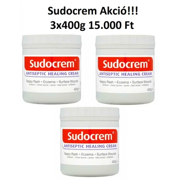 3x 400g Sudocrem 