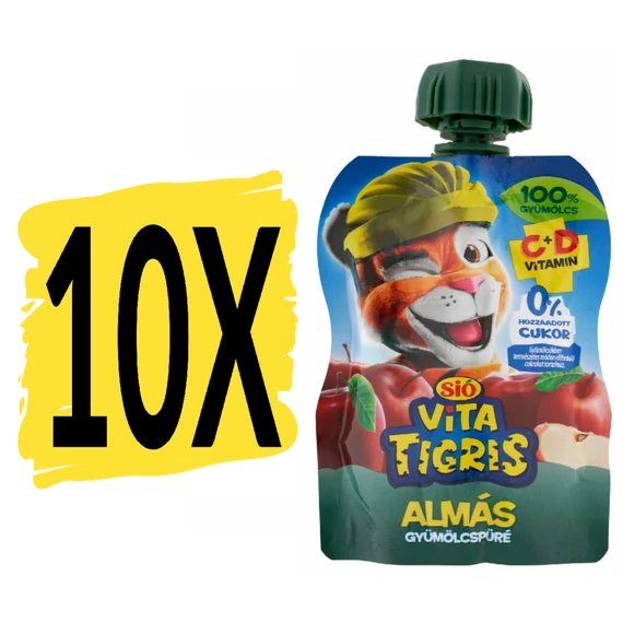 10x SIO VITATIGRIS GYUMOLCSPURE 90.GR 100% ALMA