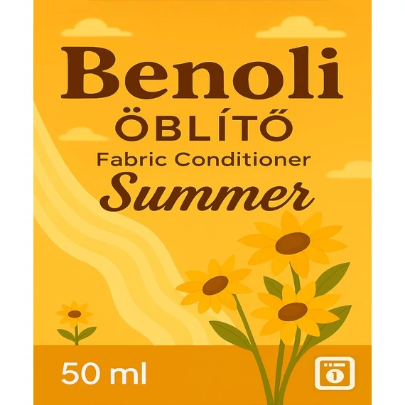 Benoli Öblítő Summer 50 ml, 1 doboz 100 db, 70 Ft/darab, Egy mosásos öblítő
