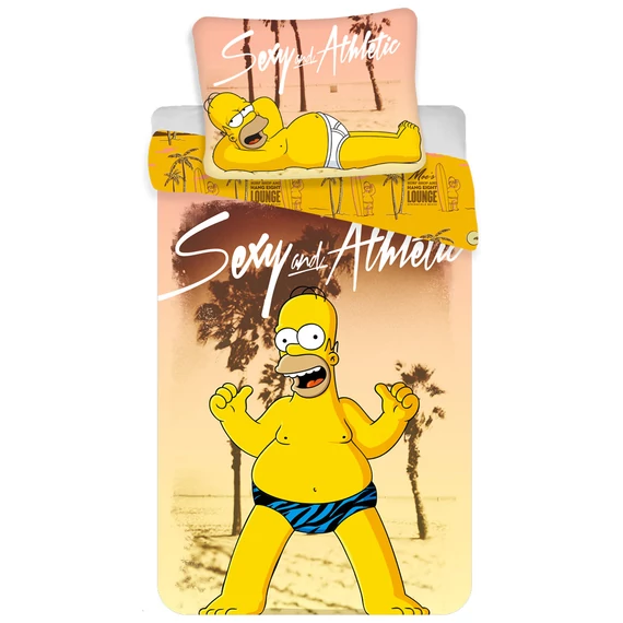 A Simpson család ágyneműhuzat 140×200cm, 70×90 cm