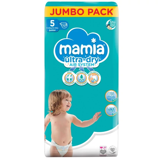 Mamia Nadrágpelenka 5-ös 11-25 kg 72 db/cs